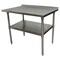 Bk Resources Work Table Stainless Steel With Undershelf, 1.5" Rear Riser 48"Wx30"D VTTR-4830 - alternate 5